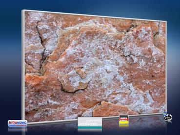 Preview: Infrarot Bildheizung 500 Watt 90x60 M10-SL Rauher Speckstein