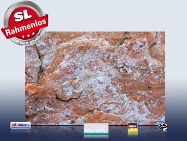 Preview: Infrarot Bildheizung 500 Watt 90x60 M10-SL Rauher Speckstein
