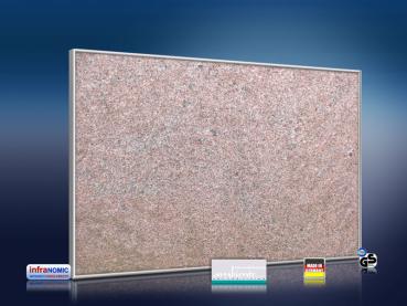 Preview: infrarot Bildheizung 500 Watt 90x60 M10-SL Granit rot fein
