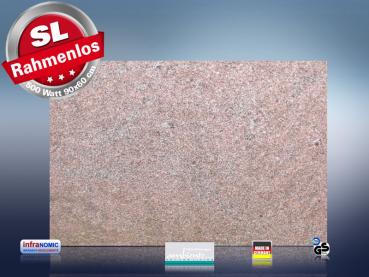 Preview: infrarot Bildheizung 500 Watt 90x60 M10-SL Granit rot fein