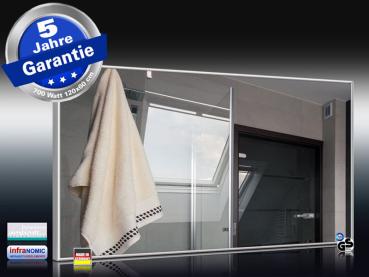 Infrarot Spiegelheizung Bad Heizung 10 Größen 210 bis 1400 Watt M10