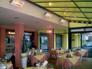 Preview: Infrarot Heizstrahler Heliosa HiDesign 44 IPX5 1500 Watt Wasserdicht