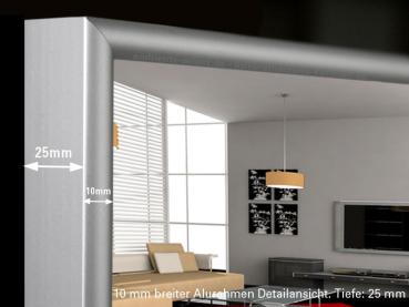 Preview: Infrarot Bad Spiegelheizung mit Thermostat 210 Watt 60x40 M10