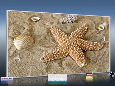 Preview: Infrarot Bildheizung 700 Watt 120x60 M10-SL Seestern