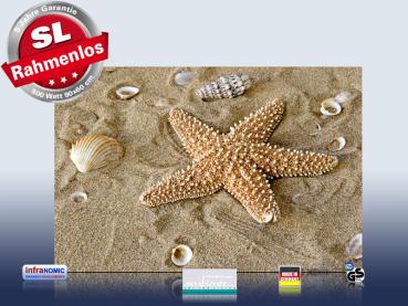 Preview: Infrarot Bildheizung 500 Watt 90x60 M10-SL Seestern