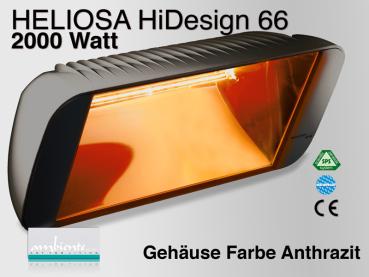 Preview: Infrarot Wärmestrahler Pferdesolarium Heliosa Hi-Design 66 IPX5 2000 Watt