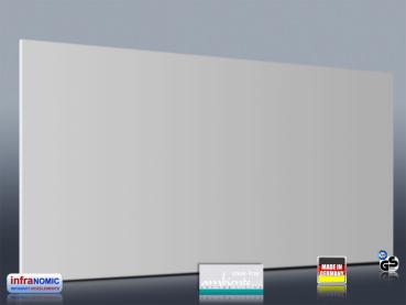 Preview: Infrarotheizung Rahmenlos Metall 190 Watt 57x30 steel-line IPX4