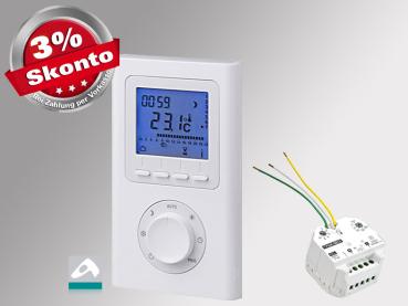 Funkthermostat Set Delta Dore Smart Home fähig mit Unterputz Empfänger