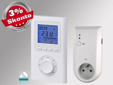 Funkthermostat Set Delta Dore Smart Home fähig mit Steckdosen Empfänger