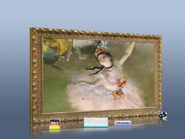 Preview: infrarot Bildheizung 500 Watt 90x60 StG Primaballerina Ausstellungsstück