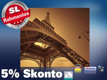 Preview: Infrarot Bildheizung 400 Watt 70x60 M10-SL Eiffelturm