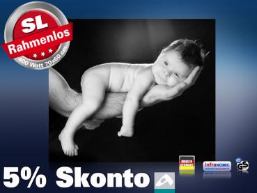Preview: Infrarot Bildheizung 400 Watt 70x60 M10-SL Baby