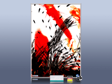 Preview: Bildheizung-Motiv Abstrakt 03 Hochformat für Standard Infrarotheizung