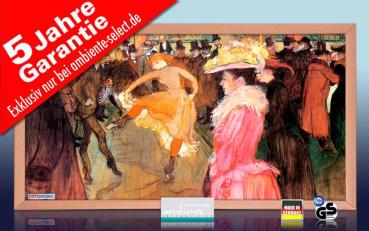 Infrarot Bildheizung Kunst 600 Watt 110x60 HB30 Ball im Moulin Rouge