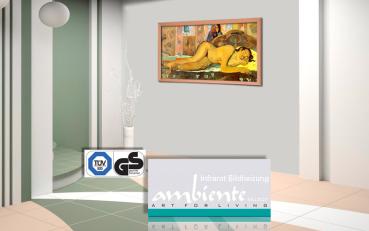 Preview: Infrarot Bildheizung Kunst 600 Watt 110x60 HB30 Nevermore