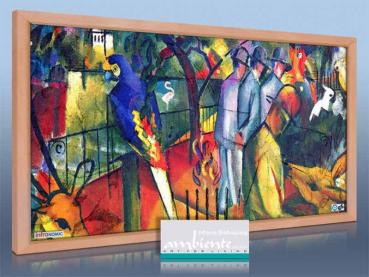 Preview: Infrarot Bildheizung Kunst 600 Watt 110x60 HB30 Zoologischer Garten