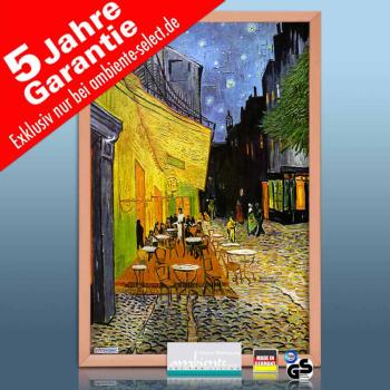 infrarot Bildheizung Kunst 500 Watt 90x60 HB30 café de nuit