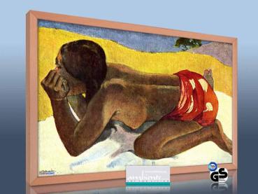 Preview: infrarot Bildheizung 500 Watt 90x60 HB30 Otahi allein (Gauguin)