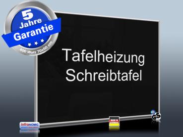 Preview: Infrarotheizung Tafelheizung Schreibtafel ESG Glas 400 Watt 70x60 M10