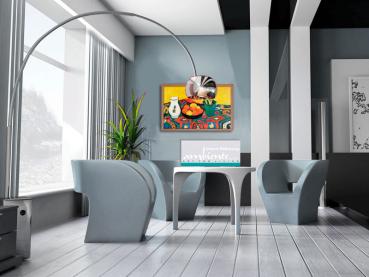 Preview: infrarot Bildheizung Kunst 500 Watt 90x60 HB30 Hyazinthenteppich