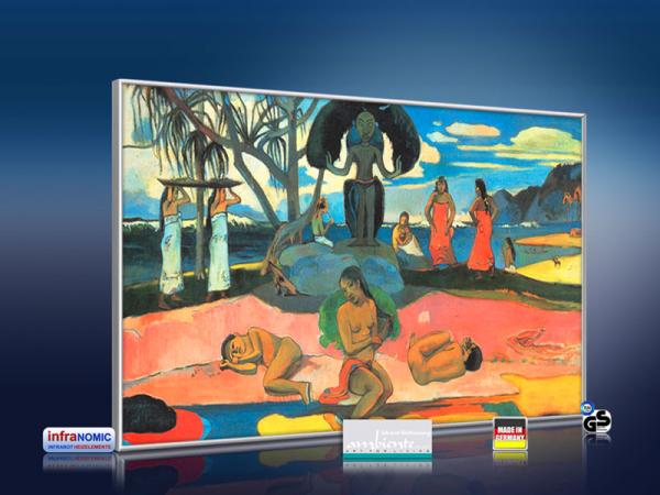 infrarot Bildheizung Kunst 500 Watt 90x60 M10-SL Sonntag (Gauguin)