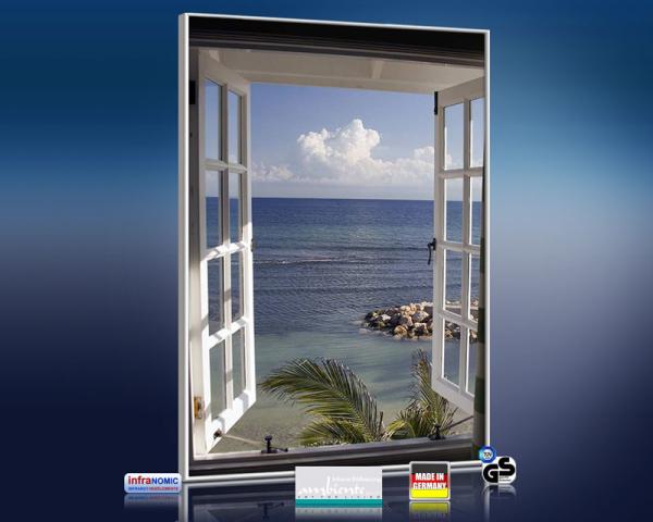 Infrarot Bildheizung 500 Watt 90x60 M10-SL Fenster