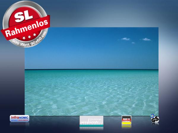 infrarot Bildheizung 500 Watt 90x60 M10-SL Mittelmeer