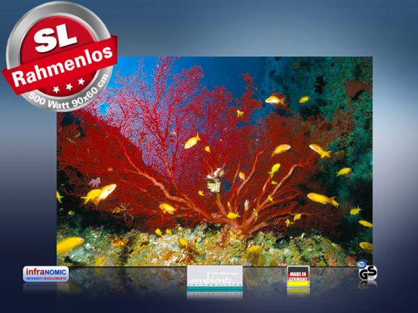 infrarot Bildheizung 500 Watt 90x60 M10-SL Aquarium