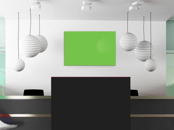 Farbige Infrarotheizung slim-line Rahmenlos 400 bis 900 Watt grün