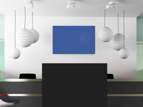 Farbige Infrarotheizung slim-line Rahmenlos 400 bis 900 Watt blau