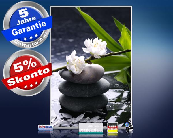 Infrarot Bildheizung 500 Watt 90x60 M10-SL Wellness