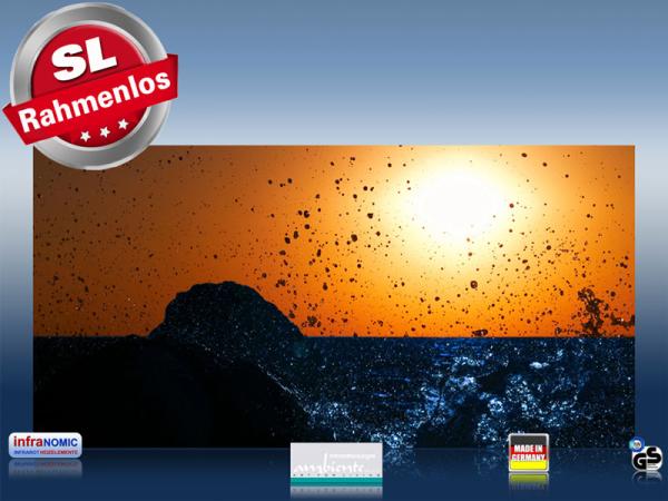 Infrarot Bildheizung 700 Watt 120x60 M10-SL Brandung