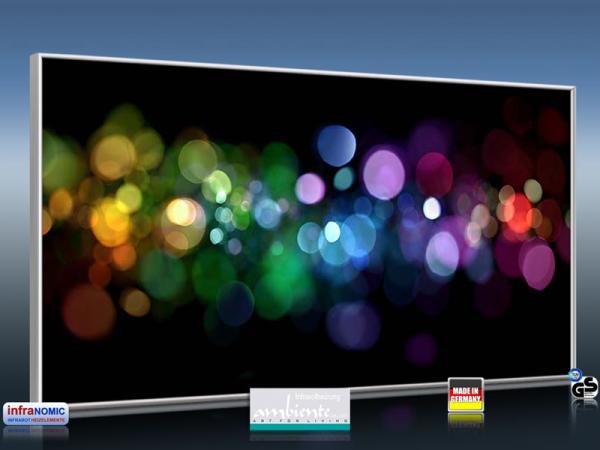 Infrarot Bildheizung 700 Watt 120x60 M10-SL Abstrakt bunt