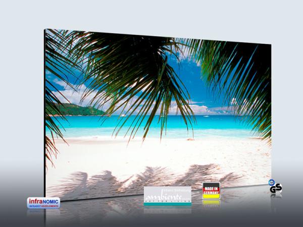 Infrarotheizung als Bild Bildheizung 500 Watt 90x60 M10-SL Strand