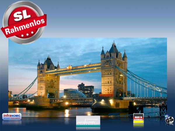 Infrarot Bildheizung 700 Watt 120x60 M10-SL Tower-Bridge