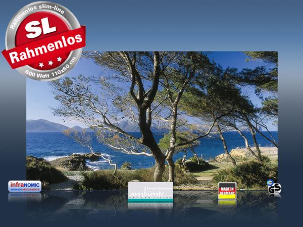 Infrarot Bildheizung 600 Watt 110x60 M10-SL Cala Sa Val