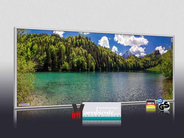 Infrarot Bildheizung 900 Watt 140x60 M10-SL Bergsee