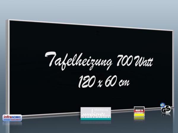 Infrarotheizung Tafelheizung Schreibtafel ESG Glas 900 Watt 140x60 M10