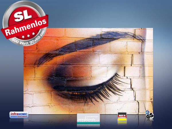 Infrarot Bildheizung 500 Watt 90x60 M10-SL Auge