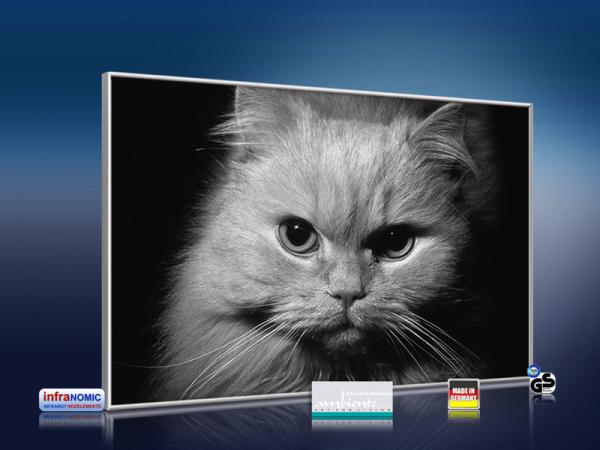 infrarotheizung mit Bild Bildheizung 500 Watt 90x60 M10-SL Katze