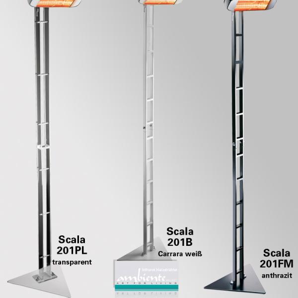 Stativ Scala 213 cm hoch für Infrarotstrahler Heliosa HiDesign