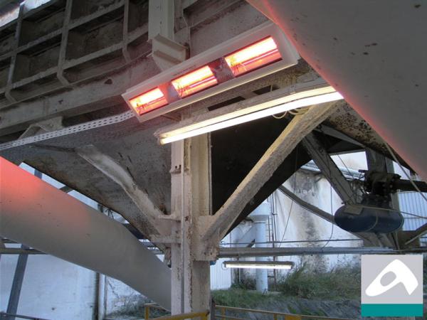 High Power Infrarot Wärmestrahler Helios HP3-60T IP20 6000 Watt