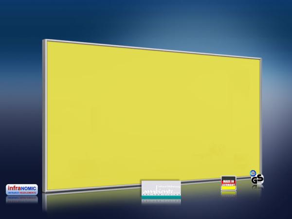 Infrarotheizung farbig 600 Watt 110x60 M10-SL RAL Verkehrsgelb