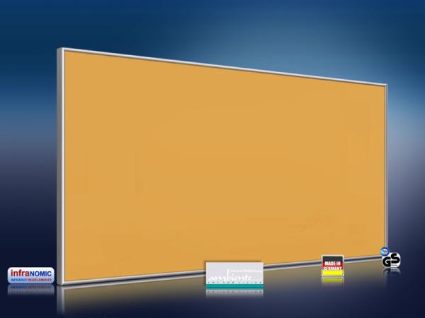 Infrarotheizung farbig 700 Watt 120x60 M10-SL RAL Leuchthellorange