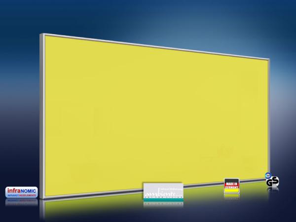 Infrarotheizung farbig 700 Watt 120x60 M10-SL RAL Verkehrsgelb