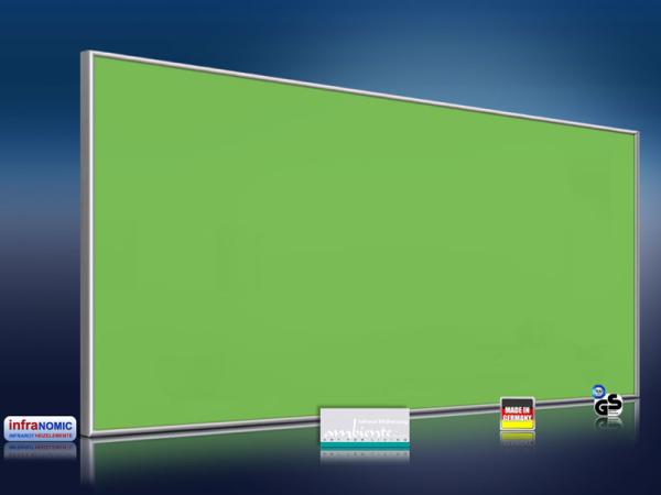 Infrarotheizung farbig 900 Watt 140x60 M10-SL RAL Minzgrün