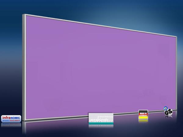 Infrarotheizung farbig 900 Watt 140x60 M10-SL RAL Verkehrspurpur