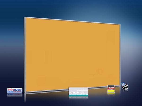 Infrarotheizung farbig 500 Watt 90x60 M10-SL RAL Leuchthellorange