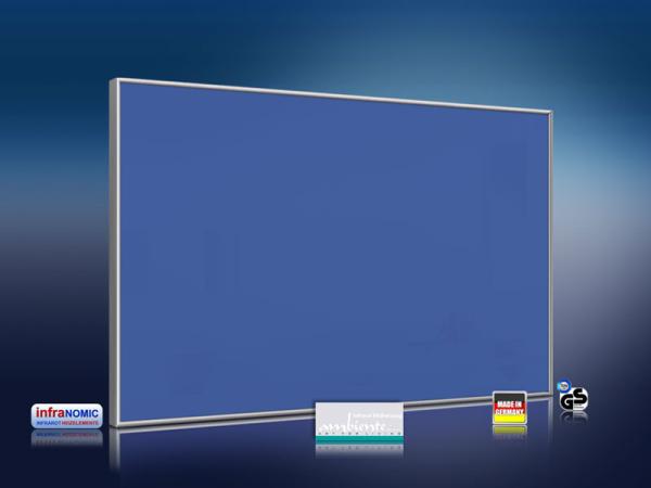 Infrarotheizung farbig 500 Watt 90x60 M10-SL RAL Verkehrsblau