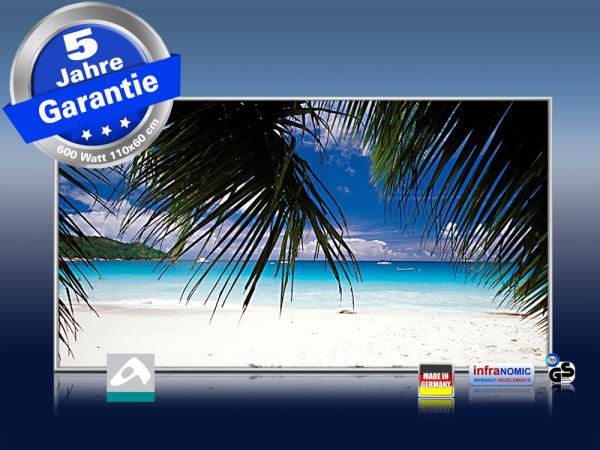 Infrarot Bildheizung 600 Watt 110x60 M10-SL Strand